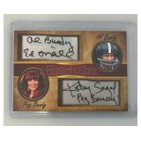FACSIMILE Autographed AL And Peg Bundy Historic Cuts Card