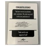 1/1 LEAF Authentic Print Used Plate (Black) Card #HBT-05 "Have Bat, Will Travel" Double Sleeved