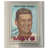 1967 Ralph Terry PSA Graded EX5 Mets Baseball Card