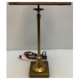 Two Small lamps One With Ornate Stainglass Shade 1= 24" Tall,  1= 11 1/4" Tall