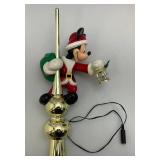 Vintage Mickey Unlimited MICKEY MOUSE Lighted Animated Tree Topper "Mr. Christmas"  In Original Box (Missing Adapter Cord)