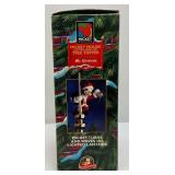 Vintage Mickey Unlimited MICKEY MOUSE Lighted Animated Tree Topper "Mr. Christmas"  In Original Box (Missing Adapter Cord)