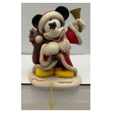 Vintage Collectible Mickey Mouse Hallmark Stocking Hanger In Original Box