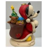Vintage Collectible Mickey Mouse Hallmark Stocking Hanger In Original Box