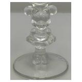 Walt Disney Co. Mickey And Minnie Mouse Pair Glass Set In Original Box