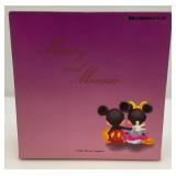 Walt Disney Co. Mickey And Minnie Mouse Pair Glass Set In Original Box