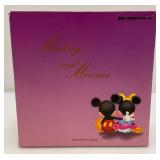 Walt Disney Co. Mickey And Minnie Mouse Pair Glass Set In Original Box