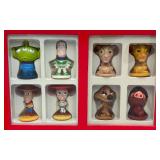 2003 Kelloggs Disney Mini Bobble Heads Collection Set Of 16 (New Old Stock)