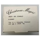 Donald Duck Disney Grolier Brand Christmas magic Ornament (New Old Stock)