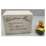 Winnie The Pooh Disney Grolier Brand Christmas magic Ornament (New Old Stock)
