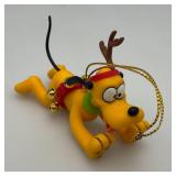 Pluto Disney Grolier Brand Christmas magic Ornament (Missing One Antler)