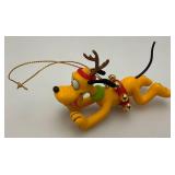 Pluto Disney Grolier Brand Christmas magic Ornament (Missing One Antler)