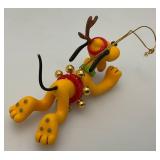 Pluto Disney Grolier Brand Christmas magic Ornament (Missing One Antler)