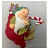 Misc. Vintage Collectible Disney Grolier Brand Christmas magic Ornaments Including Dumbo, Simba, Peter Pan, Sleepy, Captain John Smith And Pocahotas