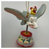 Misc. Vintage Collectible Disney Grolier Brand Christmas magic Ornaments Including Dumbo, Simba, Peter Pan, Sleepy, Captain John Smith And Pocahotas