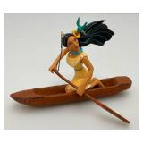 Misc. Vintage Collectible Disney Grolier Brand Christmas magic Ornaments Including Dumbo, Simba, Peter Pan, Sleepy, Captain John Smith And Pocahotas