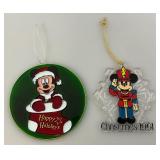 Misc. Collectible Mickey Mouse, Minnie Mouse And More Miniature Ornaments