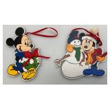 Misc. Collectible Mickey Mouse, Minnie Mouse And More Miniature Ornaments