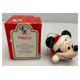 Misc. Collectible Mickey Mouse And Minnie Mouse Christmas Ornaments In Original Boxes