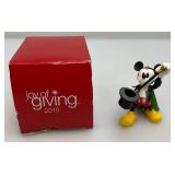 Misc. Collectible Mickey Mouse And Minnie Mouse Christmas Ornaments In Original Boxes