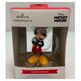 Misc. Collectible Mickey Mouse And Minnie Mouse Christmas Ornaments In Original Boxes