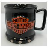 RELISTED DO TO NO SHOW Two Harley Davidson Raised Image Mugs One New In Box