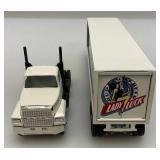 Misc. Vintage Collectible Miniature Die Cast Semi Trucks Including Bud Light And Jim Beam (NIB)