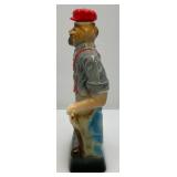 Vintage Jim Beam Collectible Paul Bunyan, Brainerd Minnesota Centennial Decanter 11 1/2"