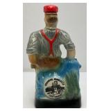 Vintage Jim Beam Collectible Paul Bunyan, Brainerd Minnesota Centennial Decanter 11 1/2"