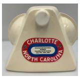 VERY COOl Vintage Collectible Jim Beam Charlotte North Carolina Decanter