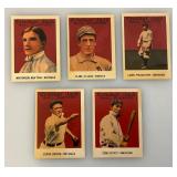 1993 Bordon Miniature Cracker Jack Ball Players Baseball Cards Including Cobb, Evers, Lajoie, mathewson And Plank