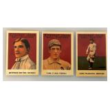 1993 Bordon Miniature Cracker Jack Ball Players Baseball Cards Including Cobb, Evers, Lajoie, mathewson And Plank