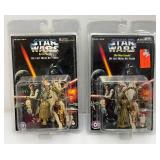 Vintage STAR WARS Miniature Die Cast Character Key Chains (New Old Stock)