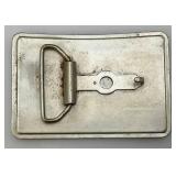 Misc. Collectibles Including Vintage Heavy Metal Belt Buckles Harley Davidson, Ford And More