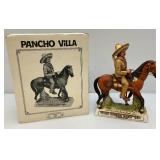Vintage Collectible Pancho Villa Imported Tequila In Original Box