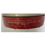 Vintage Eastman Kodak 7B Darkroom Lamp Safelight Filter On Stand Art Deco