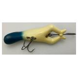 Very RARE Heddon Blue And White Luny Frog Bass Lure