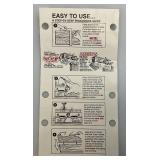 Dowl-It Wood Working Wood Dowling Jig With Misc. Wood Dowels