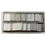 Large Box Of Misc. Unsorted Sports Cards Some With Protective Sleeves