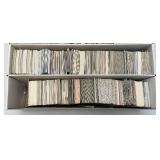 Large Box Of Misc. Unsorted Sports Cards Some With Protective Sleeves