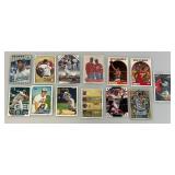 Large Box Of Misc. Unsorted Sports Cards Some With Protective Sleeves