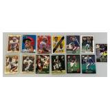 Large Box Of Misc. Unsorted Sports Cards Some With Protective Sleeves