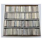 Large Box Of Misc. Unsorted Sports Cards Some With Protective Sleeves