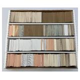 Large Box Of Misc. Unsorted Sports Cards Some With Protective Sleeves