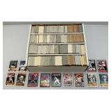 Large Box Of Misc. Unsorted Baseball Cards Some With Protective Sleeves