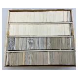Large Box Of Misc. Unsorted Baseball Cards Some With Protective Sleeves