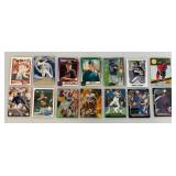 Large Box Of Misc. Unsorted Sports Cards Some With Protective Sleeves