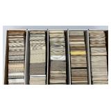 Large Box Of Misc. Unsorted Sports Cards Some With Protective Sleeves