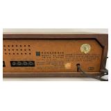 Vintage Wood And Brushed Chrome PANASONIC Model RE-7700 AM/FM 2 Band Stereo (Turns On)