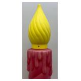 Vintage Christmas Blow Mold Candle 36"